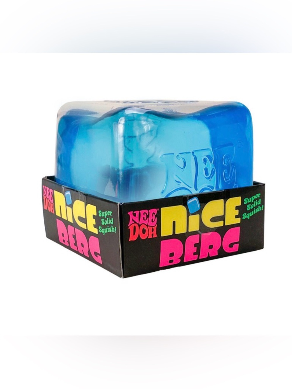 Authentic NeeDoh Schylling Nice Berg Kids Squishy Toy - Blue